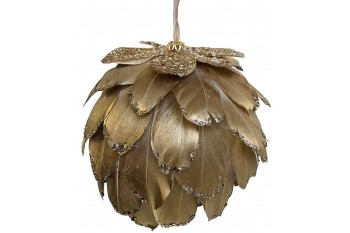 Feather ball gold