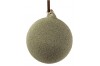Glass ball silver beaded