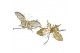 Golden Butterfly set of 2