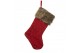 Christmas stocking red-brown