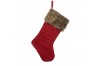 Christmas stocking red-brown