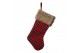 Christmas plaid stocking