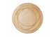 Round abaca placemat gold