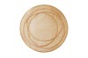 Round abaca placemat gold
