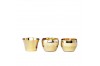 Candle Holder Kin - Brass (set of 3)