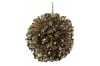 Glitter fir needle ball champagne