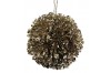 glitter fir needle ball champagne