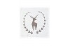 Linen napkins with a deer