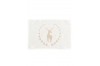 Linen placemat with a deer