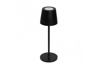 Dotyková stolní lampa černá