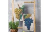 Black & white grapes kitchen towels