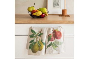 Apple & Pear Linen Towels