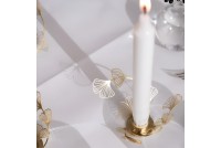 Candle holder BK FLWR brass