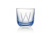 Glass W Blue