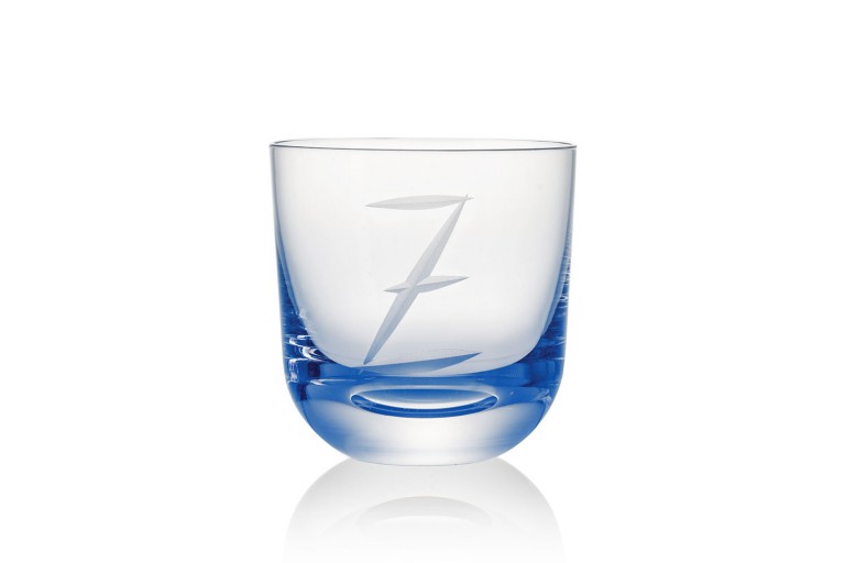 Sklenice Z Blue