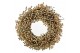 Věnec se zlatými a třpytivými bobulemi