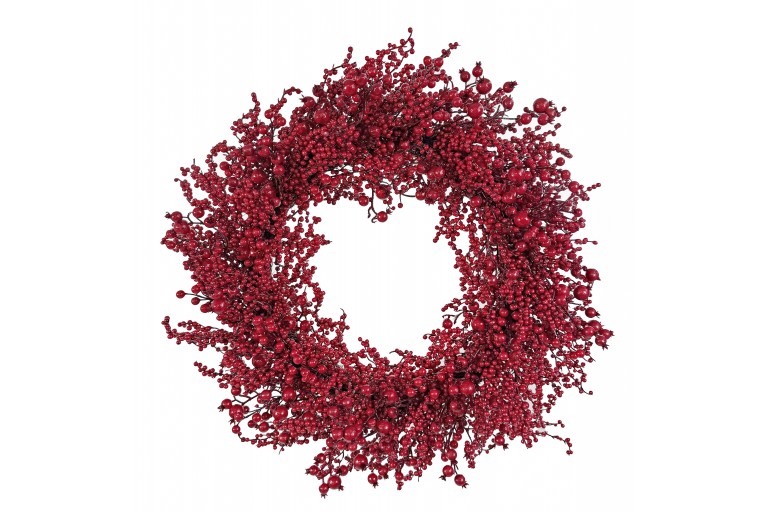 Věnec z červených bobulí