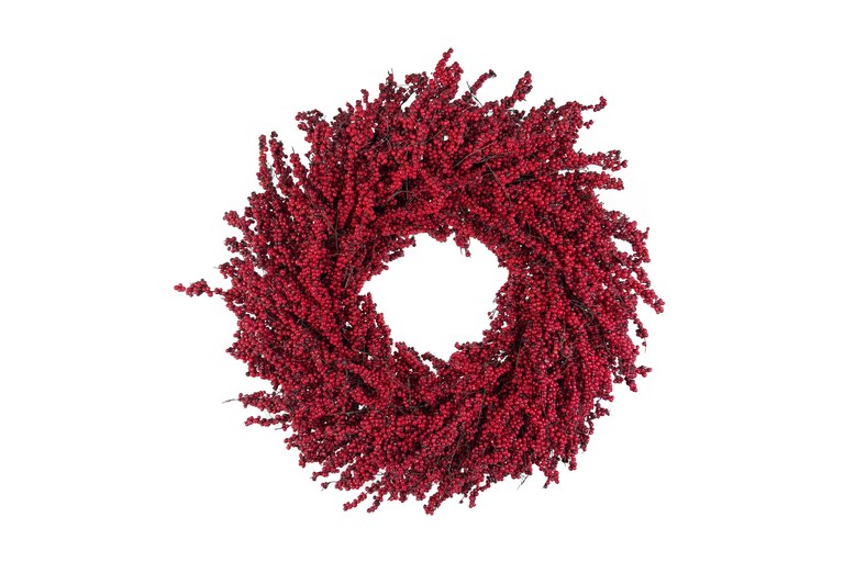 Věnec z červených bobulí
