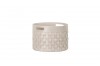 Verona round basket S - light grey