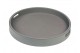 Polo round serving tray with handles L - moka