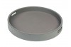 Polo round serving tray with handles L - moka