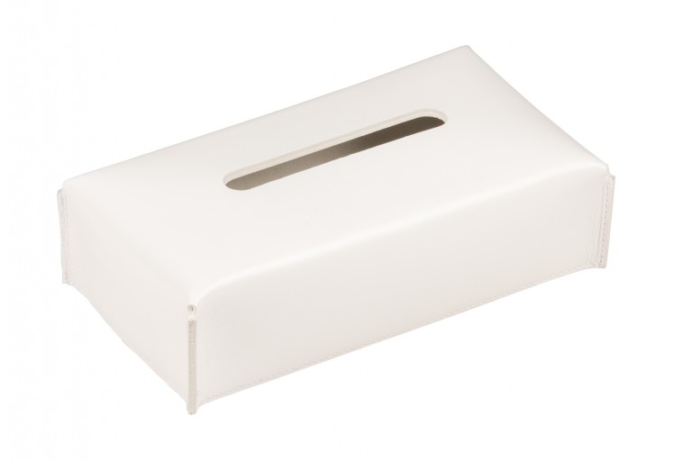 Amsterdam kožený box na kapesníky obdélníkový