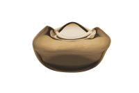 Ocean váza kouřová L