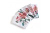 Pink Flowers Motif Napkin