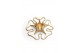 Candle Holder The Rose - Brass