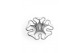 Candle Holder The Rose - Silver plated