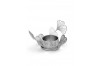 Candleholder FLWR - Silver plated brass