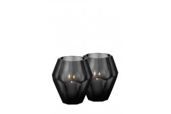 Black Tealight Candle Holder (set of 2)